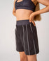 NATION JOGGER SHORTS - BLACK/WHITE